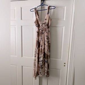 High low dress with side cutouts
